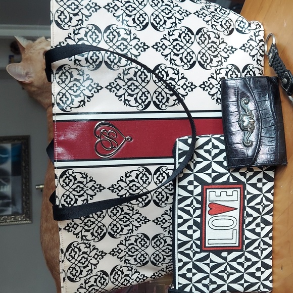 Brighton Handbags - BRIGHTON Vintage My Sweet💝Valentine Neverfull Set